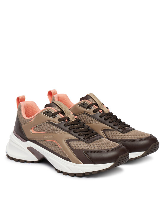 Calvin Klein Laisvalaikio batai Calvin Klein Hike Run Ckstripe Mesh HW0HW03002 Spalvota