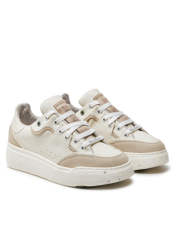 Max Mara Sneakersy Max Mara 24247660516 Biela