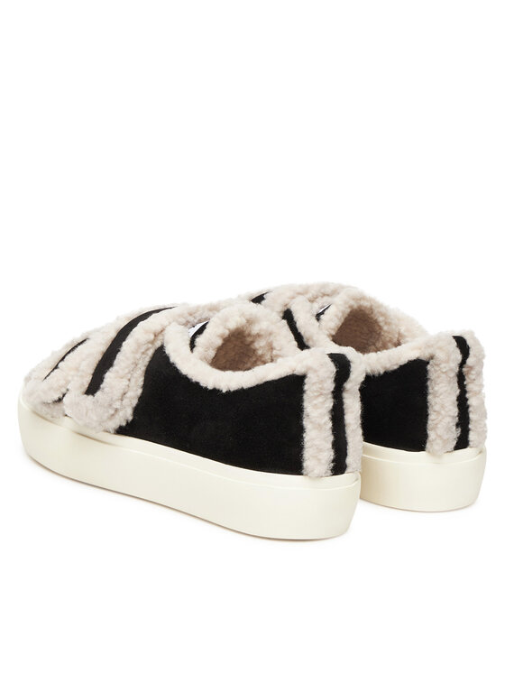 Inuikii Снікерcи Inuikii Shearling Low Velcro 1001.001.0231 Чорний
