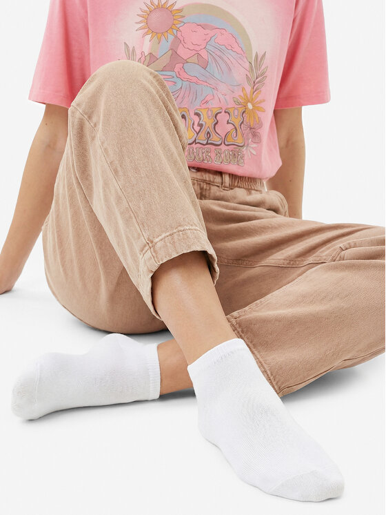 Roxy Къси чорапи Roxy AS_ROXY_10S_SS25 (3-PACK) Розов