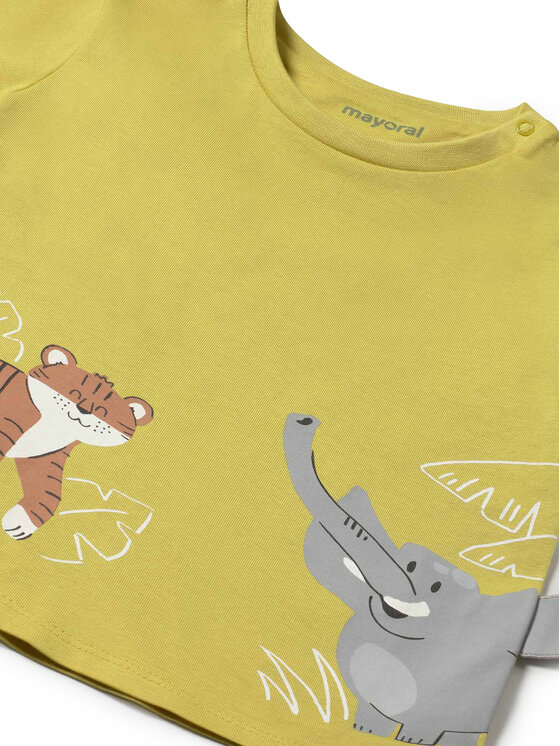 Mayoral Mayoral Футболка 1061 Жовтий Regular Fit