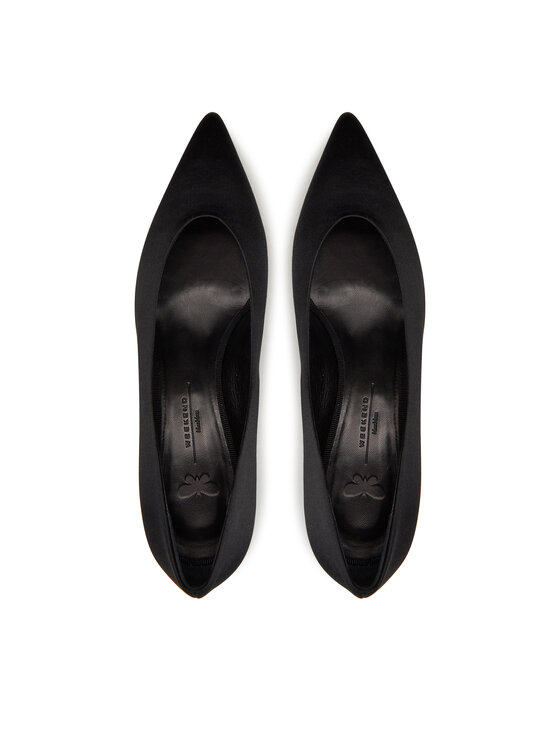 Weekend Max Mara Туфлі Weekend Max Mara Renzasatin 2515521055600 Чорний