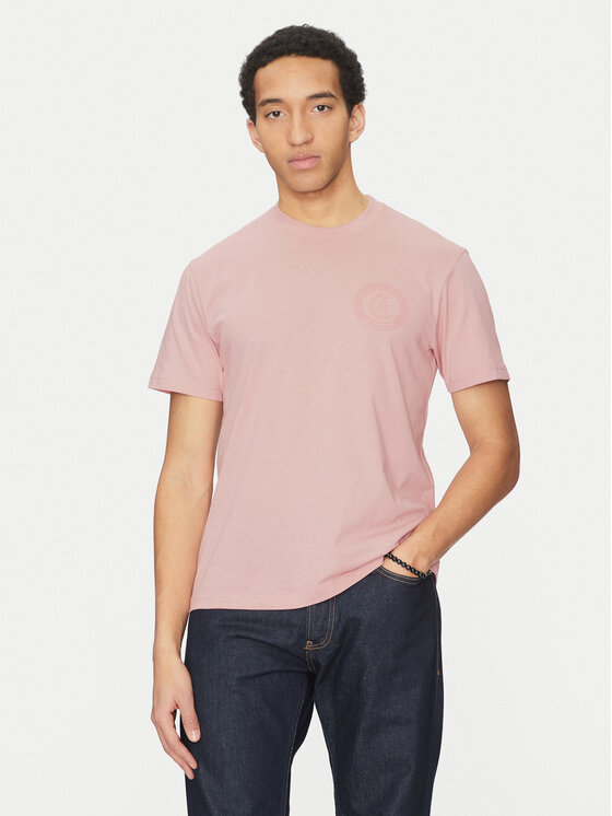 Just Cavalli Just Cavalli Футболка 78OAHT01 Рожевий Regular Fit