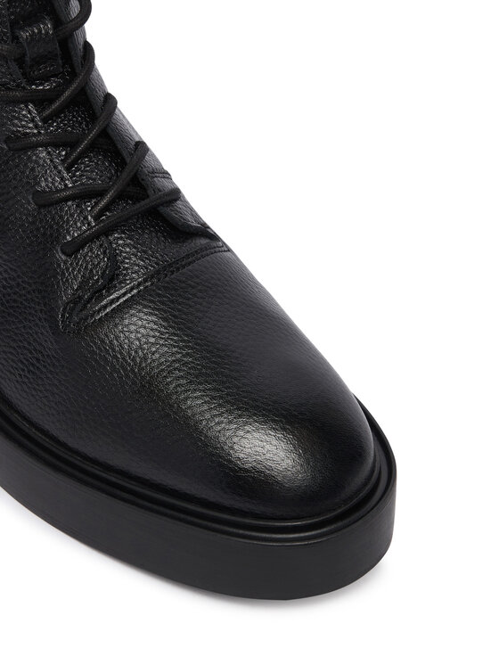 Calvin Klein Ghete Calvin Klein Conc Welt Lace Up Boot Lth HW0HW03209 Negru