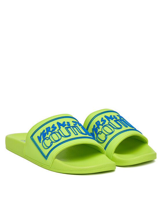 Versace Jeans Couture Шльопанці Versace Jeans Couture 78YA3SQ3 Зелений