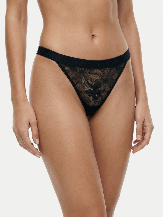 Tommy Hilfiger Tommy Hilfiger Tangas UW0UW06267 Negro