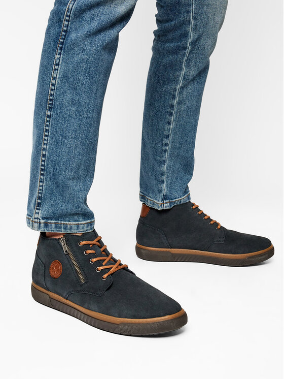 Rieker Зимни обувки Rieker 37931-14 Тъмносин