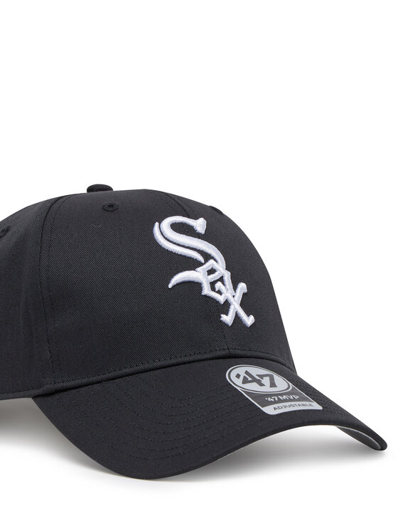 47 Brand Καπέλο Jockey 47 Brand MLB Chicago White Sox Raised Basic '47 MVP B-RAC06CTP Μαύρο