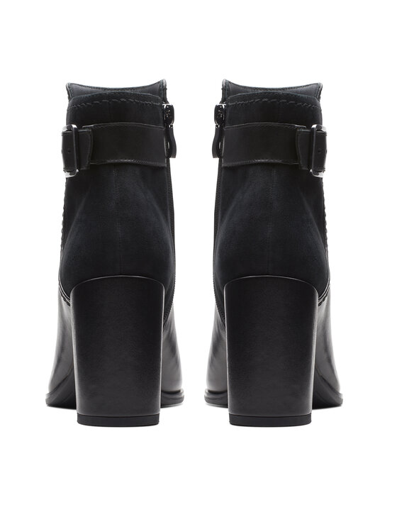 Clarks Ботильйони Clarks Freva 85 Buckle 26174749 Чорний