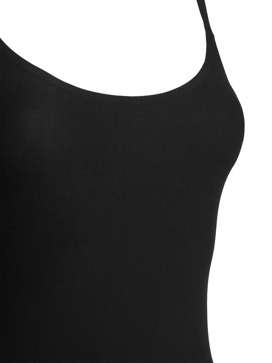 Chantelle Chantelle Marškinėliai Soft Stretch C10620 Juoda Slim Fit