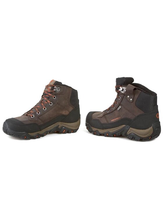 Merrell Polarand Rove J21127 Black Slate Leather Waterproof Hiking Boots Mens 10 Merrell Polarand Rove Waterproof Boot - Men main image 4