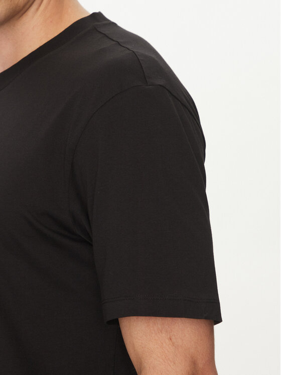 HUGO HUGO Футболка Newromi 50542934 Чорний Regular Fit