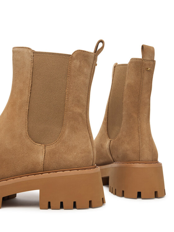 MICHAEL Michael Kors Klassische Stiefeletten MICHAEL Michael Kors Asher Flat Bootie 40F5ASFE5S Beige