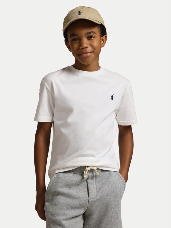 Polo Ralph Lauren Polo Ralph Lauren T-shirt Ss Cn 323832904035 Bianco Regular Fit