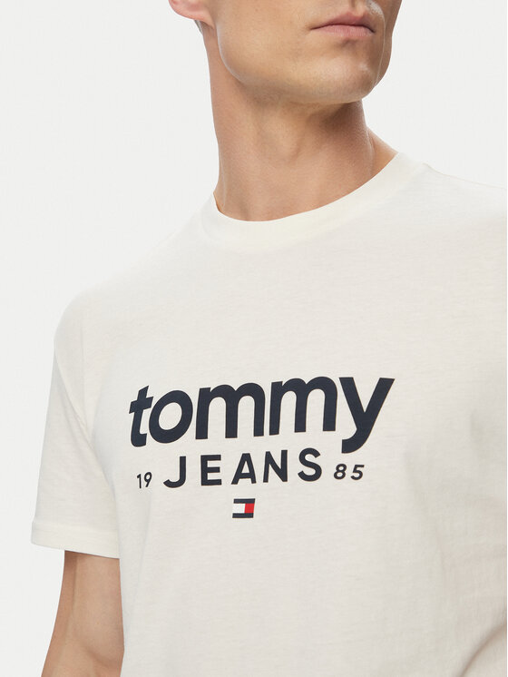 Tommy Jeans Tommy Jeans Camiseta Graphic DM0DM23376 Blanco Slim Fit