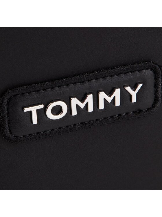 Tommy Hilfiger Ročna torba Tommy Hilfiger Varsity Nlyon Crossover AW0AW06296 Črna