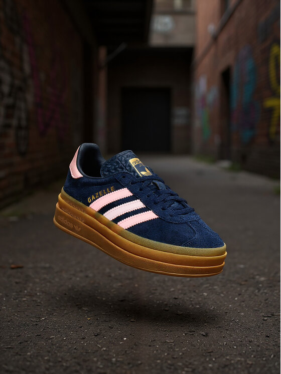 adidas Sneakersy adidas Gazelle Bold JR5951 Tmavomodrá