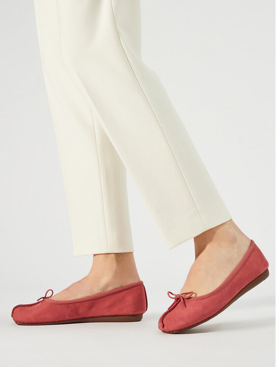 Clarks Балеринки Clarks Freckle Ice 26176285 Розов