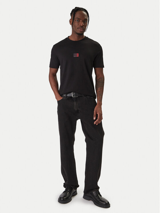 HUGO HUGO Camiseta Danotie 50553124 Negro Regular Fit