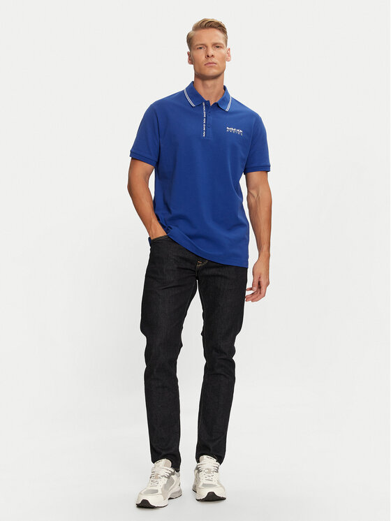 Pepe Jeans Pepe Jeans Поло Red Bull Racing RM540001 Голубий Regular Fit
