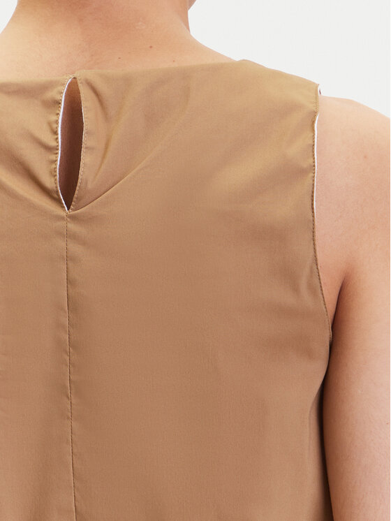 Marella Marella Top Chiatta 2515161132 Smeđa Regular Fit