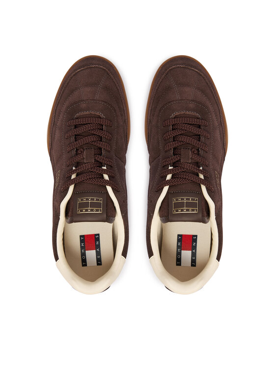 Tommy Jeans Tenisice Tommy Jeans Tommy Jeans Low Suede Runner EM0EM01800 Smeđa