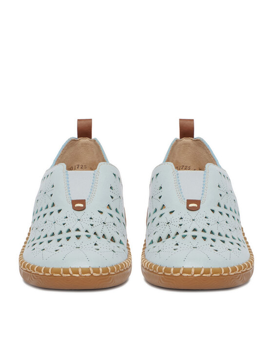 Rieker Pantofi Rieker CEO-N2452-10 Albastru deschis