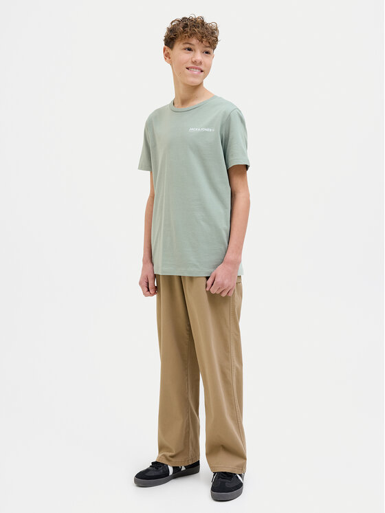 Jack & Jones Junior Jack & Jones Junior T-shirt Hawaii 12269831 Zelena Regular Fit