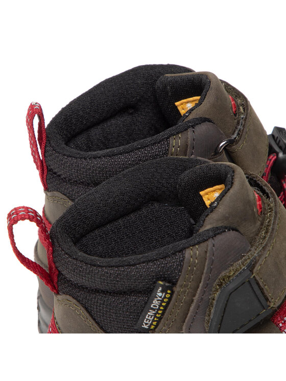Keen Pārgājienu apavi Keen Redwood Mid Wp 1023881 Zaļš
