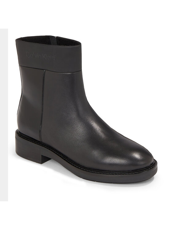 Calvin Klein Členková obuv Calvin Klein Rubber Sole Ankle Boot Lg Wl HW0HW01700 Čierna