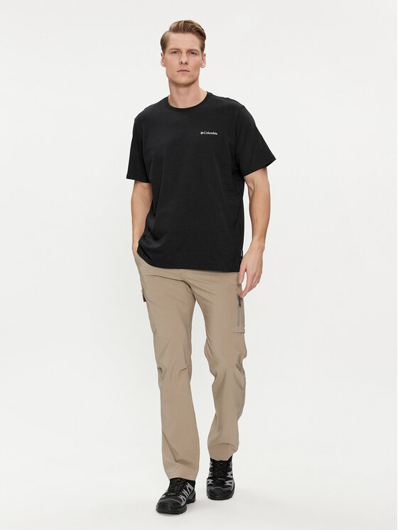 Columbia Columbia T-Shirt Explorers Canyon™ 2036451 Μαύρο Regular Fit