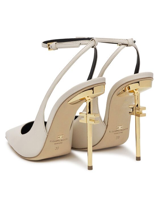 Elisabetta Franchi Обувки на ток Elisabetta Franchi SA-26B-51E2 Екрю