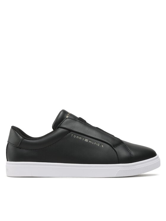 Tommy Hilfiger Сникърси Tommy Hilfiger Elastic Slip On Sneaker FW0FW07032 Черен