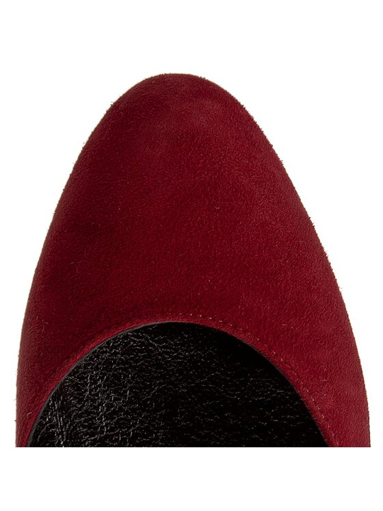 Kotyl Półbuty Kotyl 7073 Bordowy