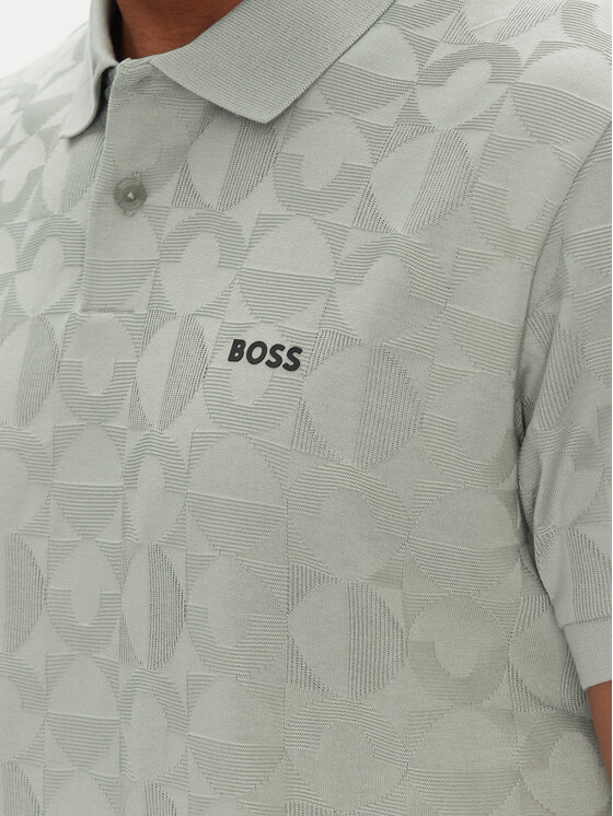 BOSS BOSS Polo Pirax 50538191 Verde Relaxed Fit