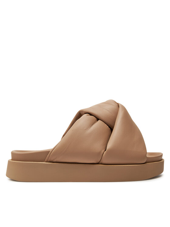 Inuikii Шльопанці Inuikii Soft Crossed 70104-140 Бежевий