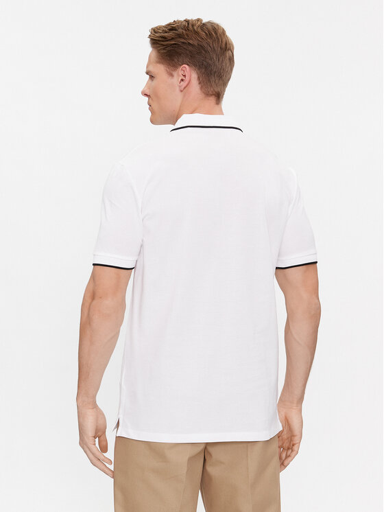 HUGO Hugo Pólóing Deresino232 50490775 Fehér Slim Fit
