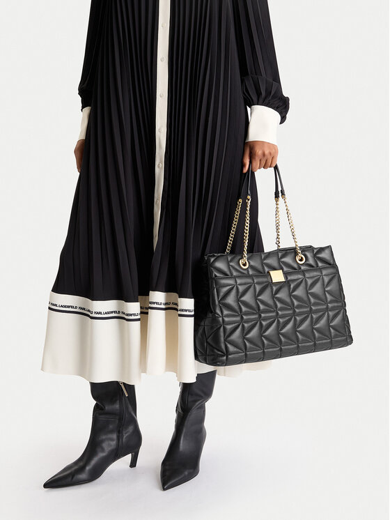 KARL LAGERFELD Kabelka KARL LAGERFELD A4W30085 Černá