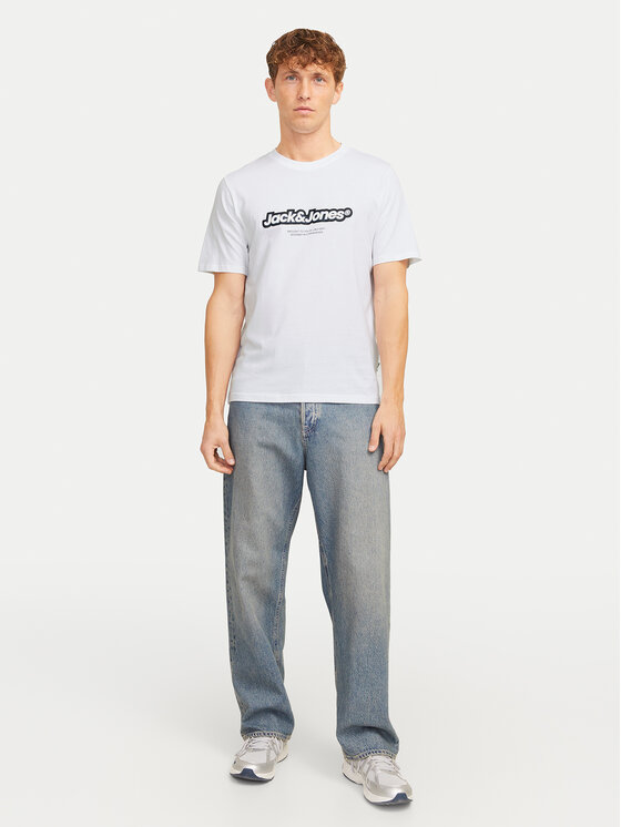 Jack & Jones Jack & Jones Camiseta Vesterbro 12265740 Blanco Relaxed Fit
