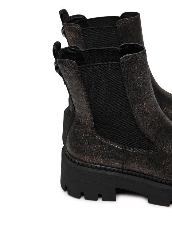 Tamaris Kotníková obuv s elastickým prvkem Tamaris 1-25485-43 Hnědá