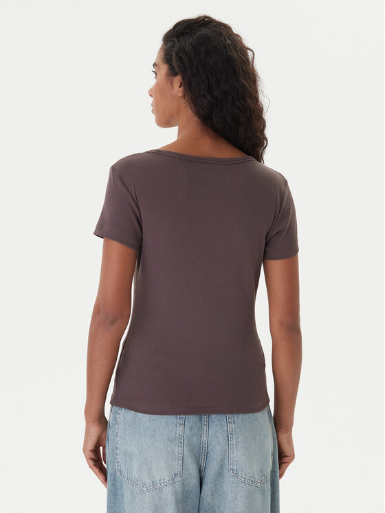 Tommy Jeans Tommy Jeans Camiseta Essential DW0DW17385 Marrón Slim Fit