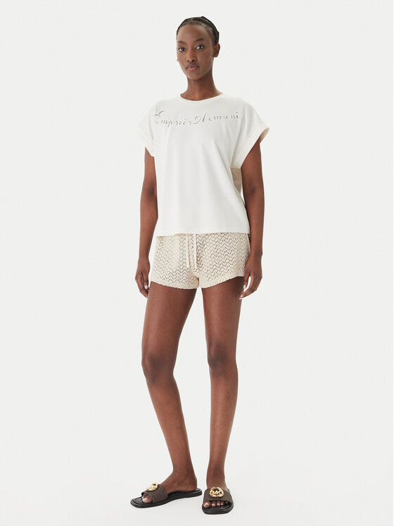 Emporio Armani Emporio Armani Camiseta EW000616 AF20243 U1131 Blanco Regular Fit