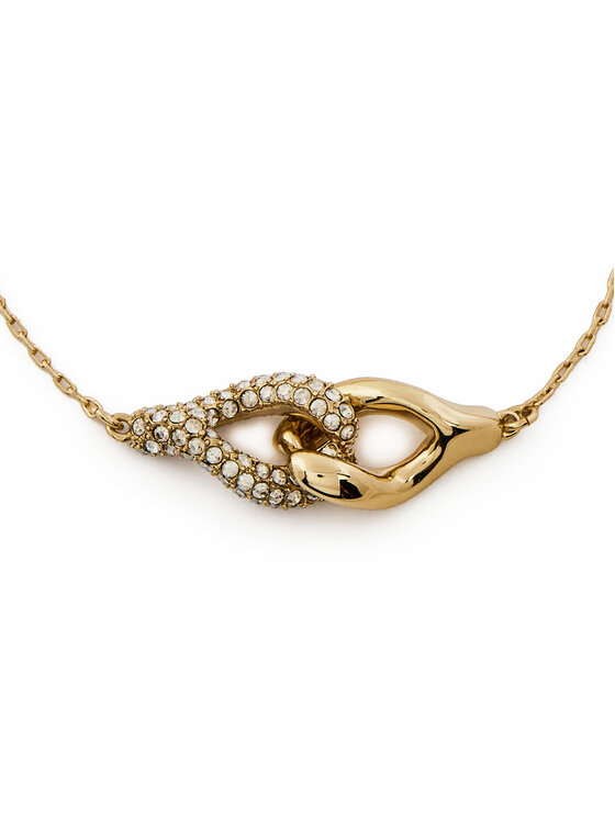 Tory Burch Браслет Tory Burch Interlocking Wishbone Bracelet 163709 Золотий