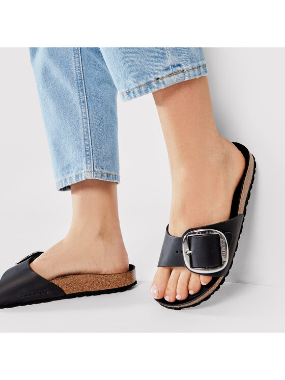 Birkenstock Natikači Birkenstock Madrid Big Buckle 1006523 Črna