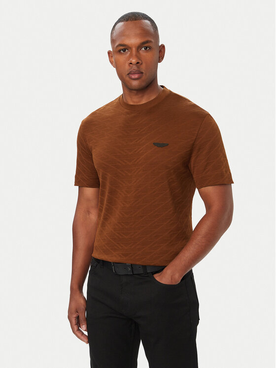 BOSS BOSS Camiseta C-Thompson 180_AM 50565175 Marrón Regular Fit