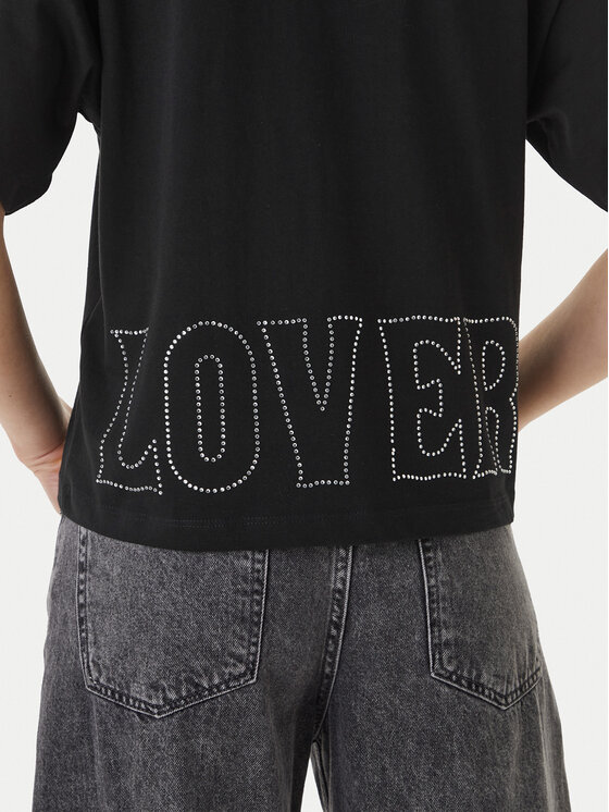 ONLY ONLY Camiseta Rhine 15368901 Negro Boxy Fit