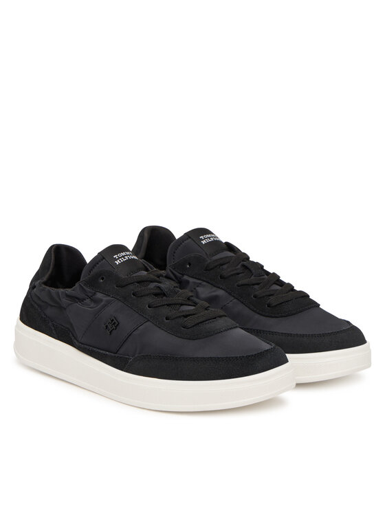 Tommy Hilfiger Snīkeri Tommy Hilfiger Th Heritage Nylon Sneaker FW0FW09405 Melns