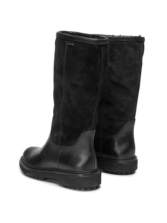 Geox Kozačky Geox D Asheely Np Abx D D94AYD 0FF22 C9999 Černá