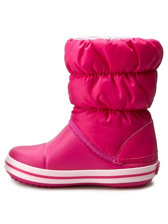 Crocs Śniegowce Crocs Winter Puff Boot Kids 14613 Różowy