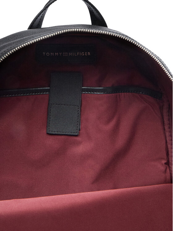 Tommy Hilfiger Mochila Tommy Hilfiger Th Business Leather Backpack AM0AM14684 Negro